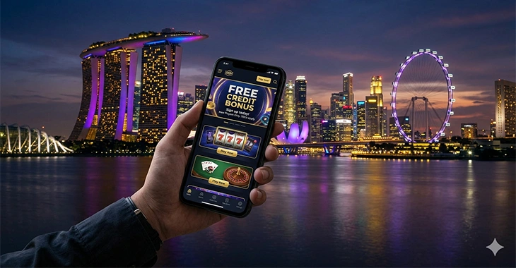 free credit online casino Singapore